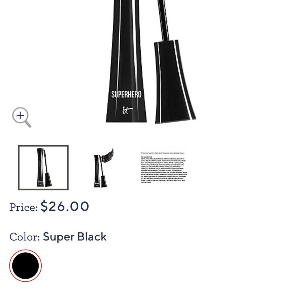 IT COSMETICS SUPERHERO MASCARA TRAVEL SIZE BRAND NEW